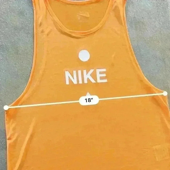 Nike Icon Clash Dri-Fit Sportwear Performance Running Orange Tank Top (176) - Picture 11 of 14